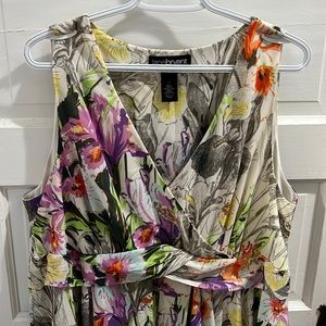 Beautiful flowery plus size dress